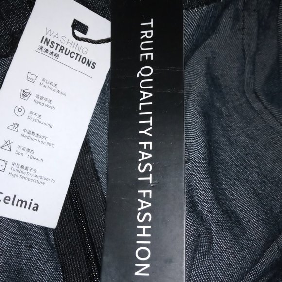 Celmia Dresses & Skirts - Black denim mermaid style skirt